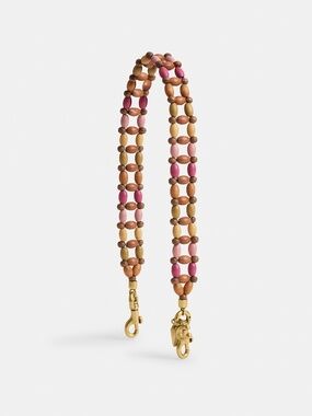 Coach Wood Bead Strap